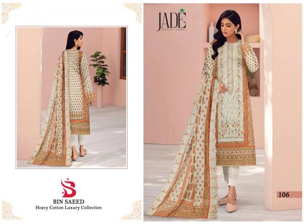 Jade Bin Saeed Lawn Cotton Exclusive Designer Dress Material